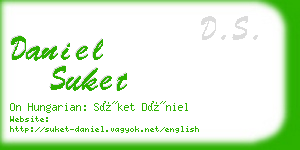 daniel suket business card